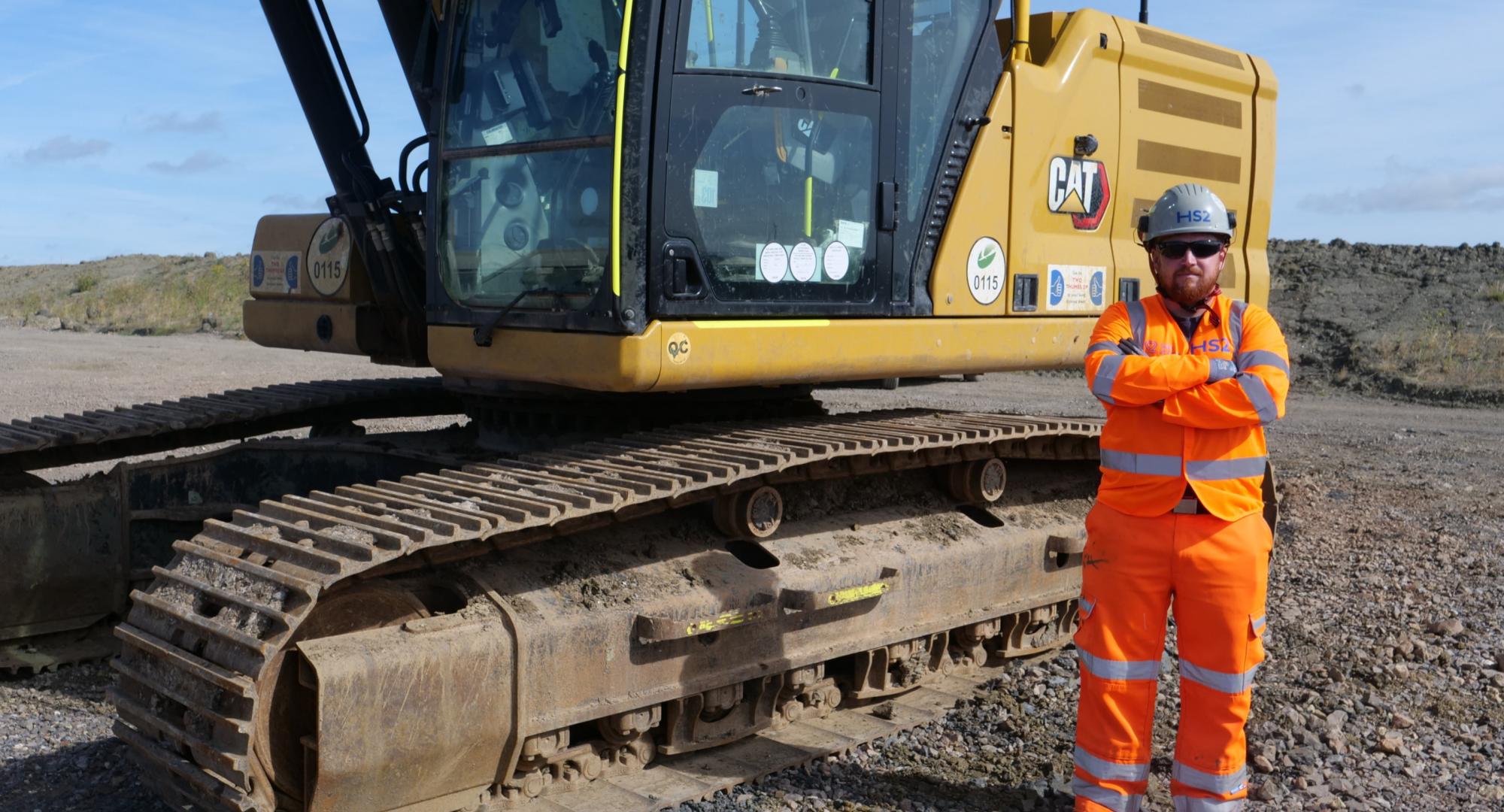 Brendan Caswell working on HS2