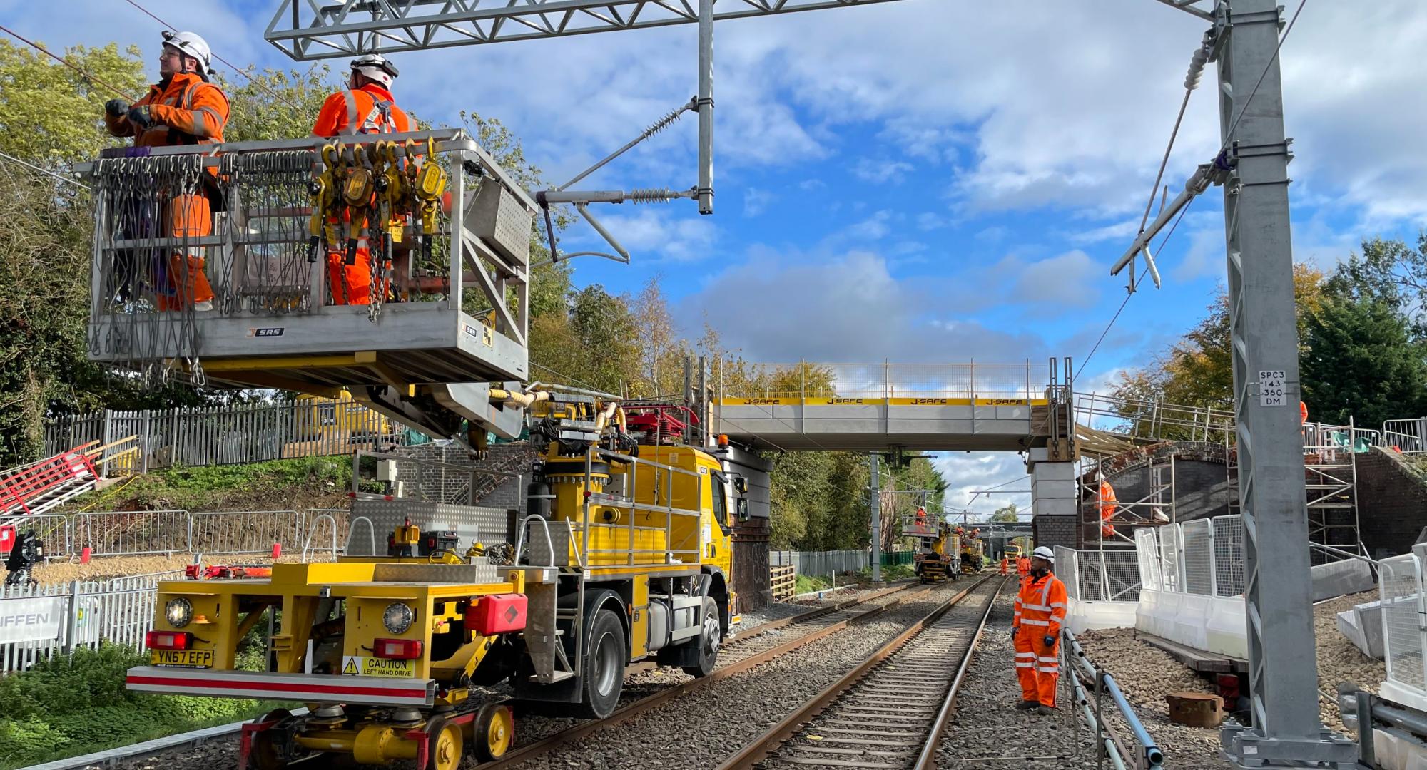 Network Rail Engineers on the Midland Mainline