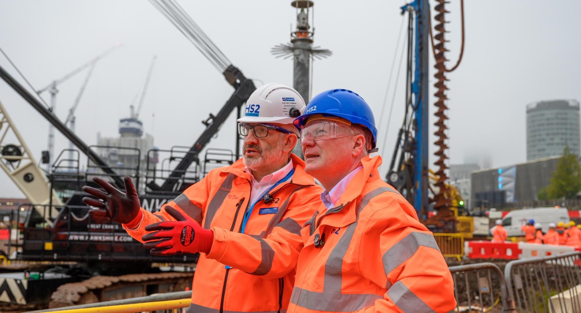 Huw Edwards and Richard Parker (West Midlands Mayor)