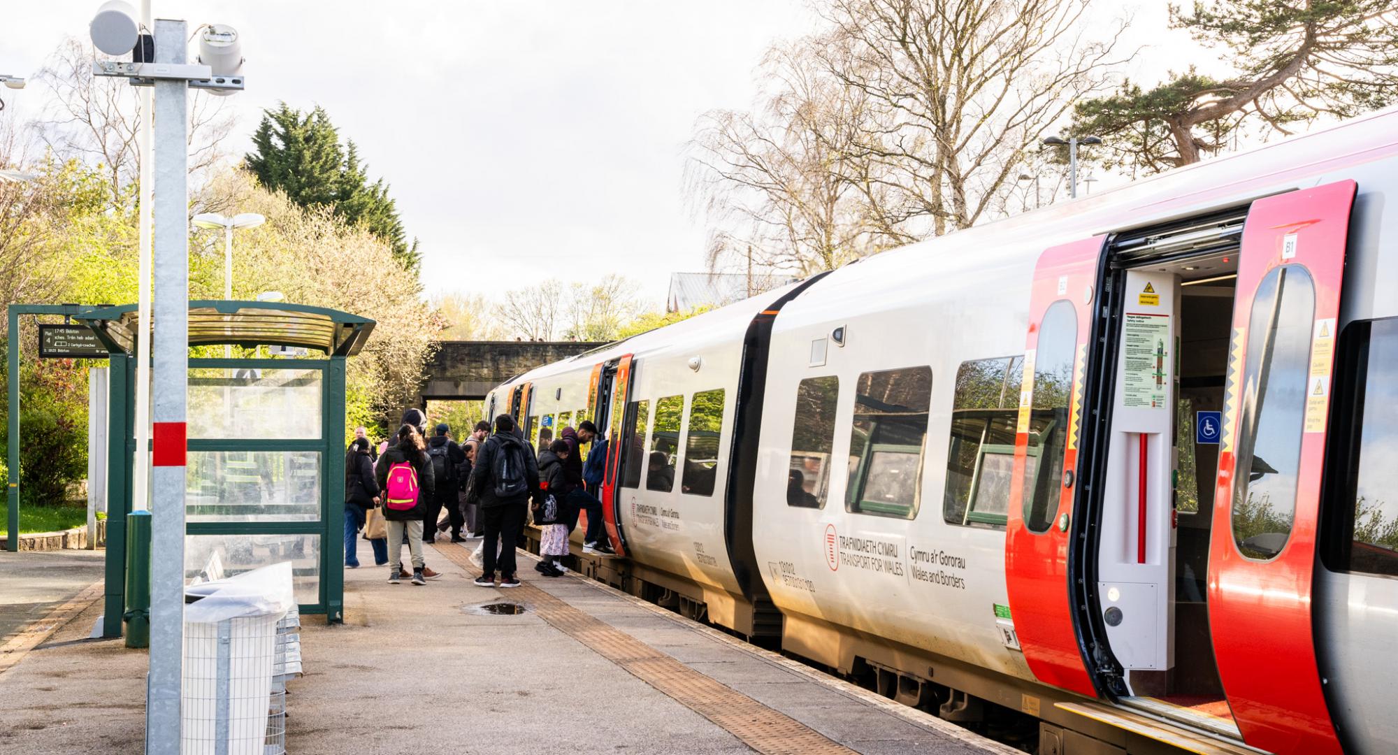 TFR Train at a Platform