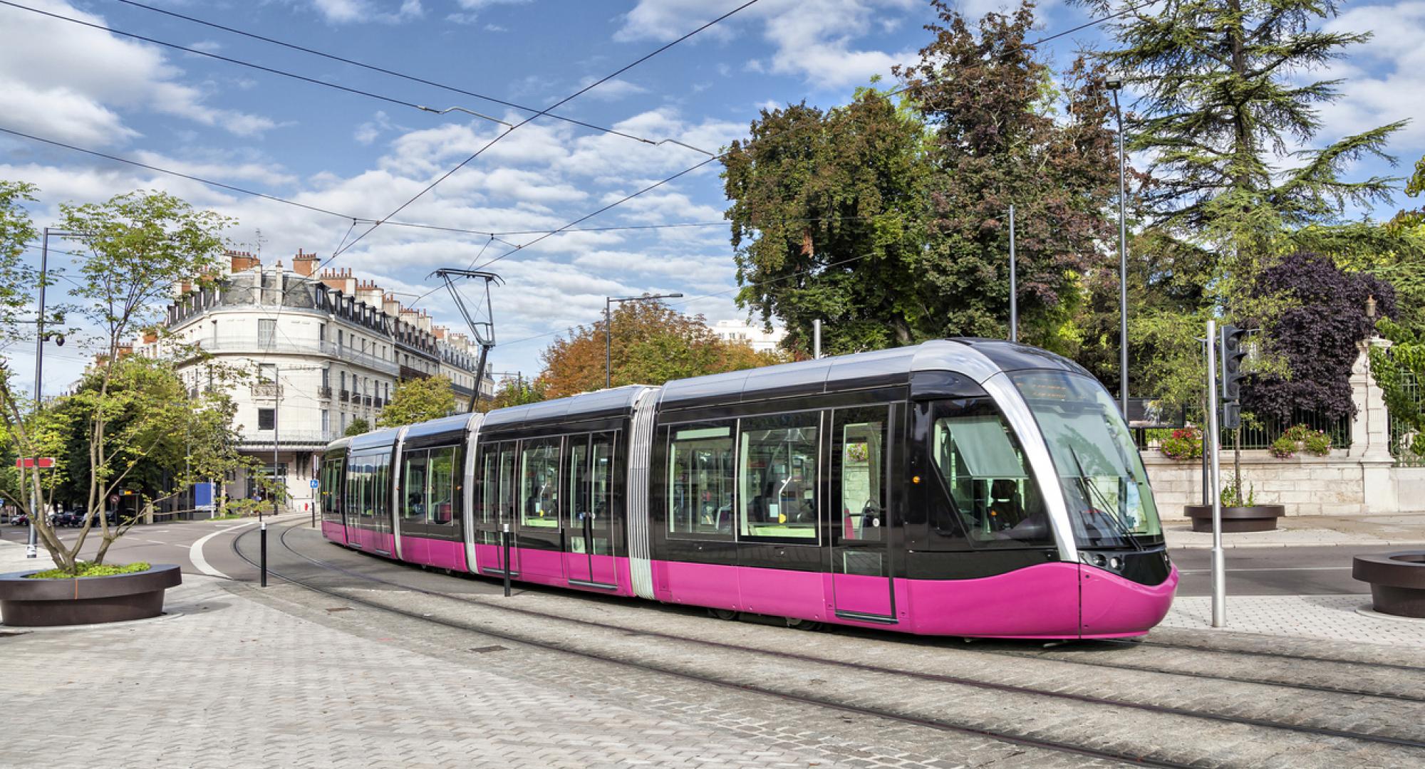 A tram in Dijon, France
