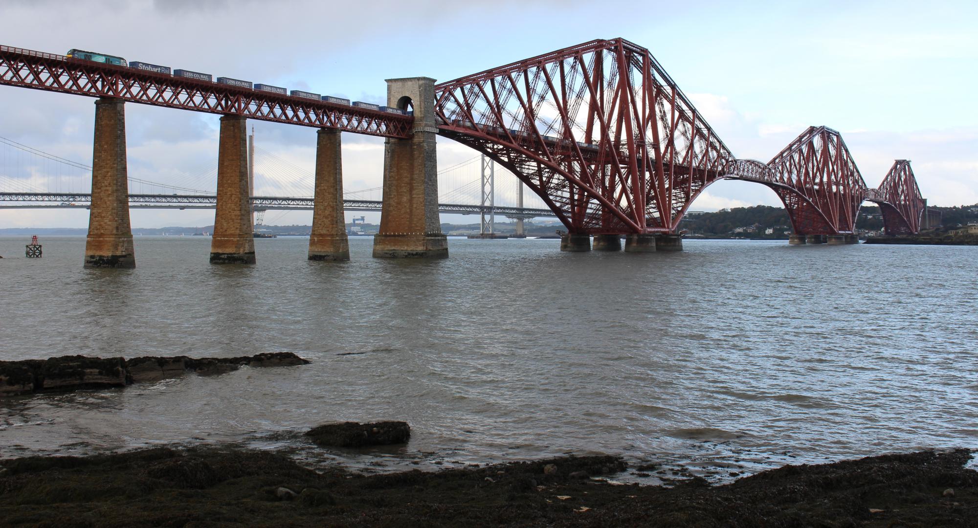 Train on the Forth Bridge
