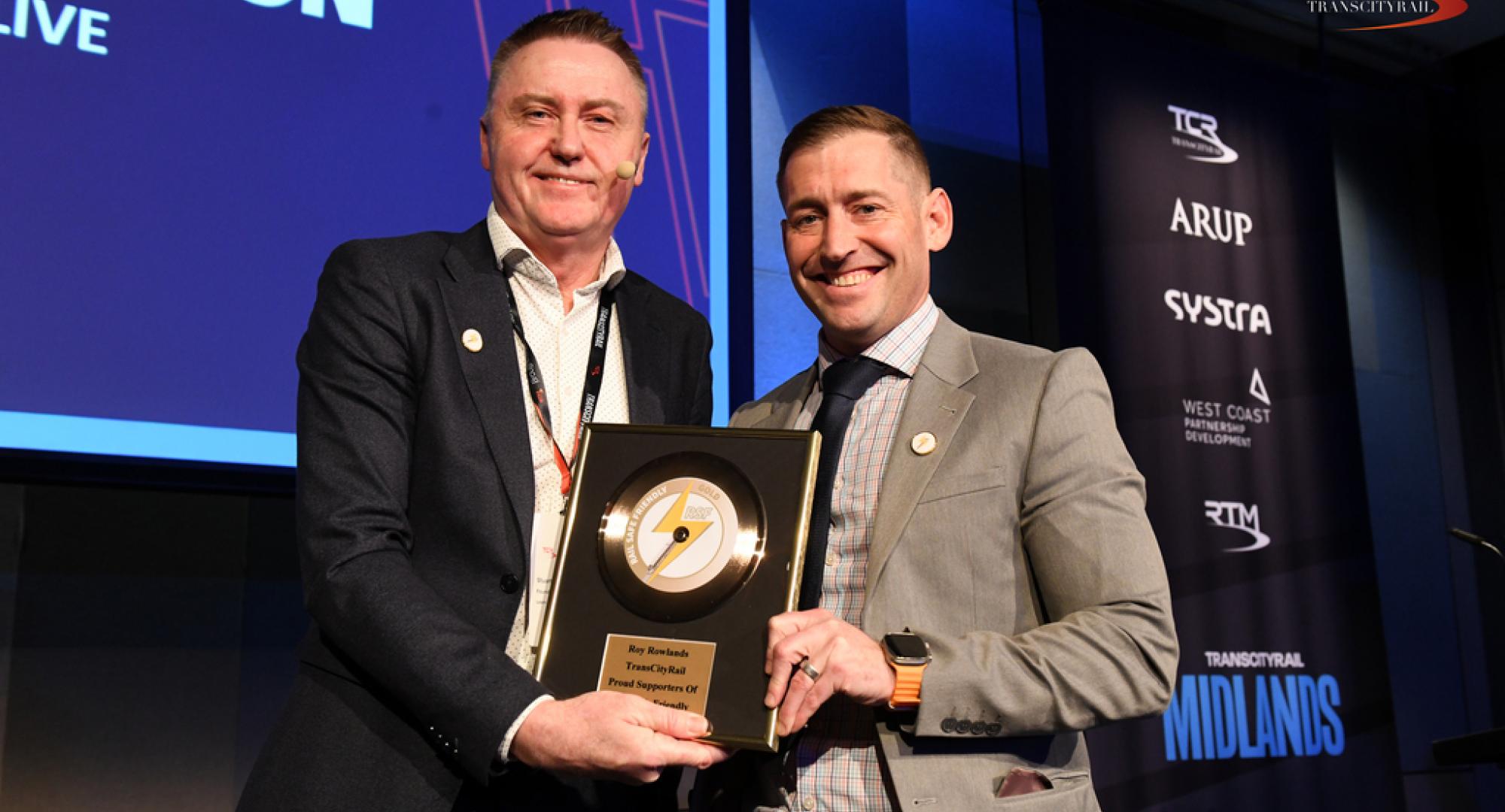 Roy and Stuart with Award