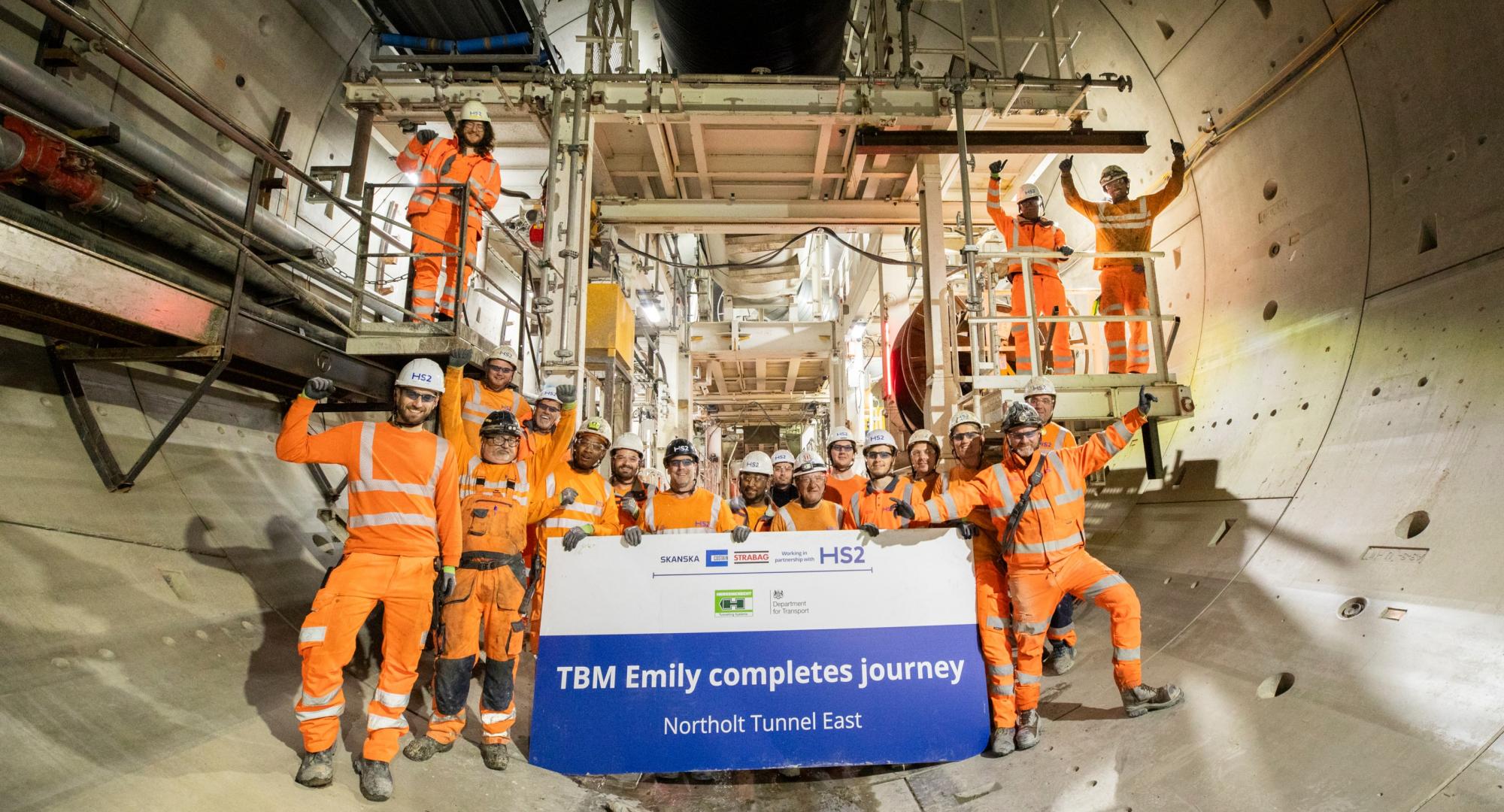 HS2 tunnelling team 