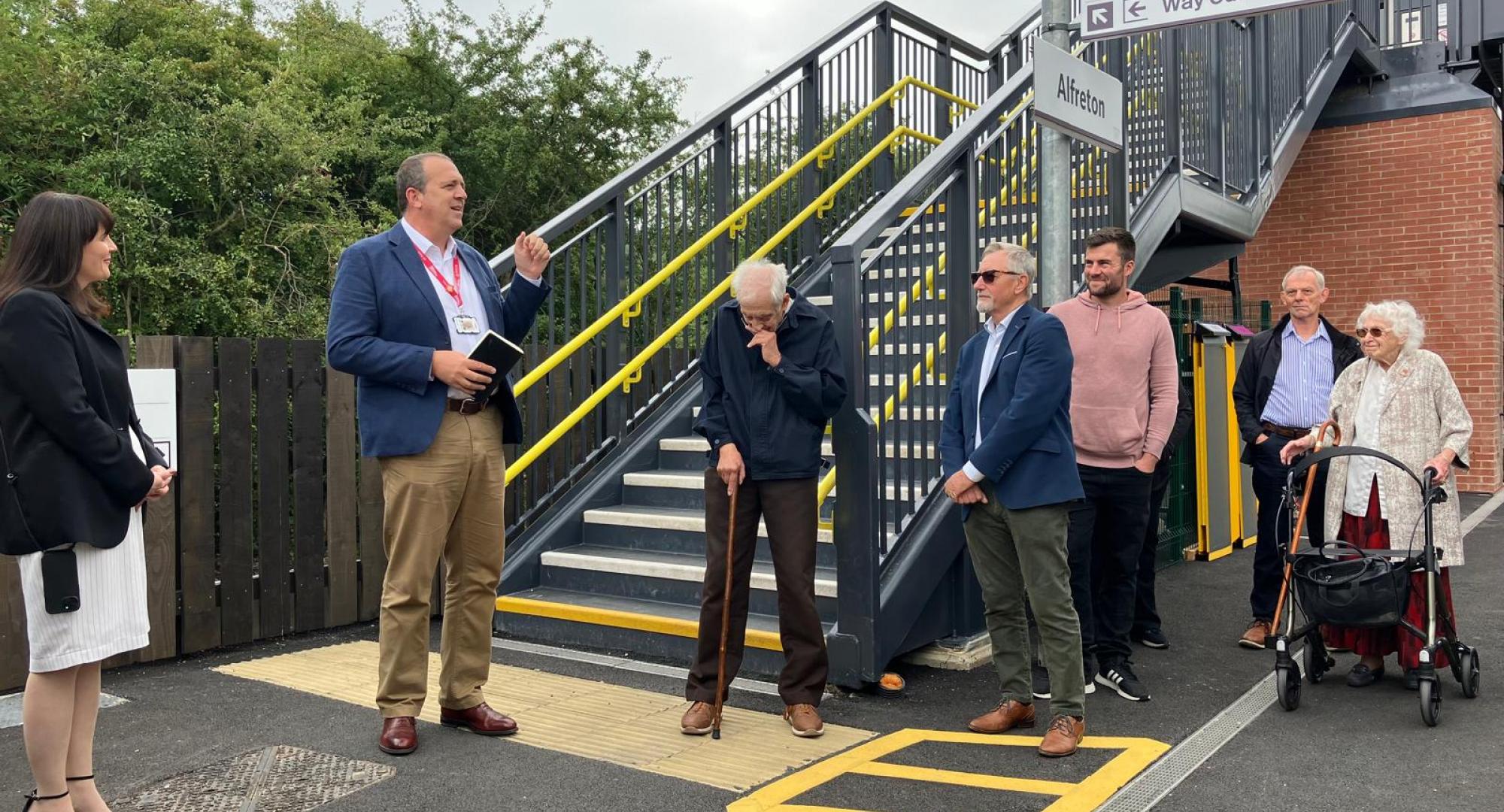 Opening of new Alfreton Station
