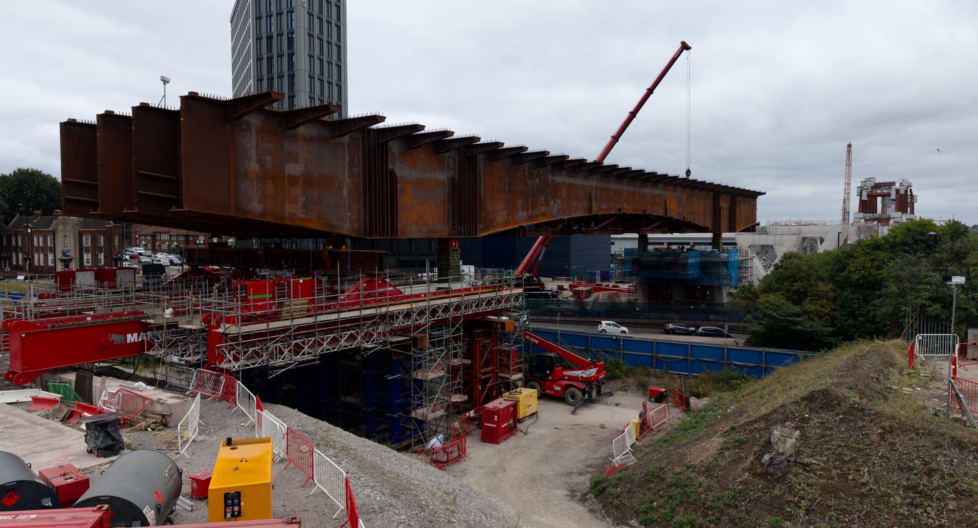 HS2 Lawley Bridge completed