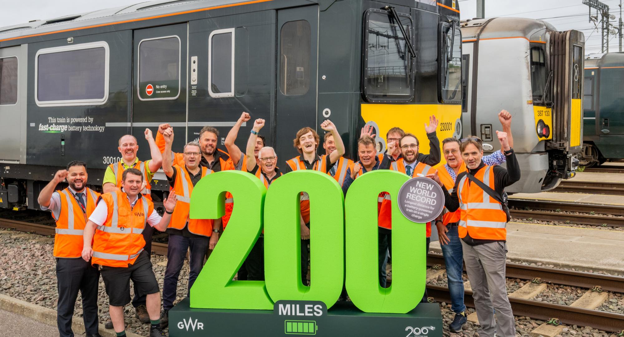 Staff Celebrating World Record