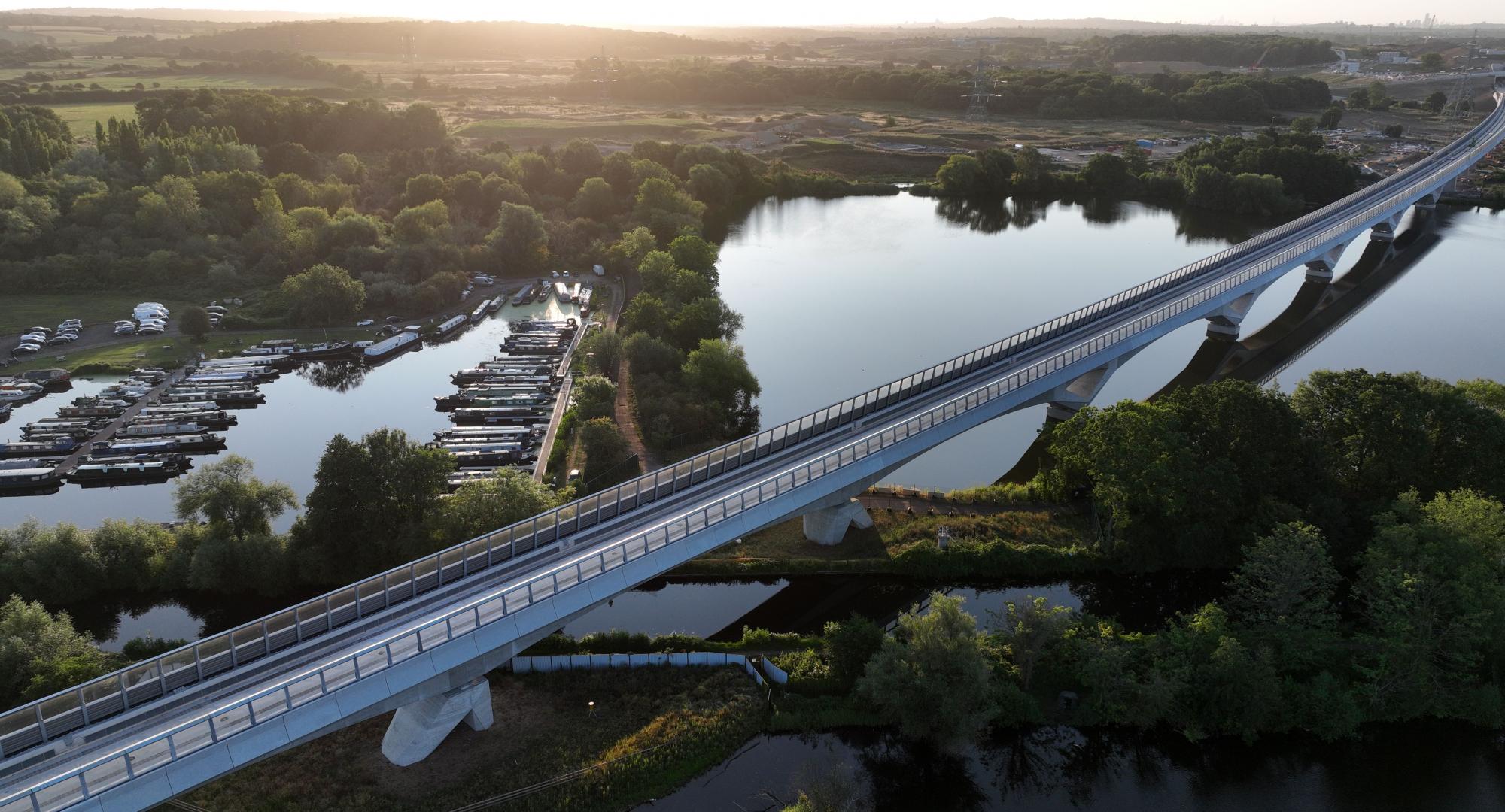 Still image of the Colne Valley Viaduct