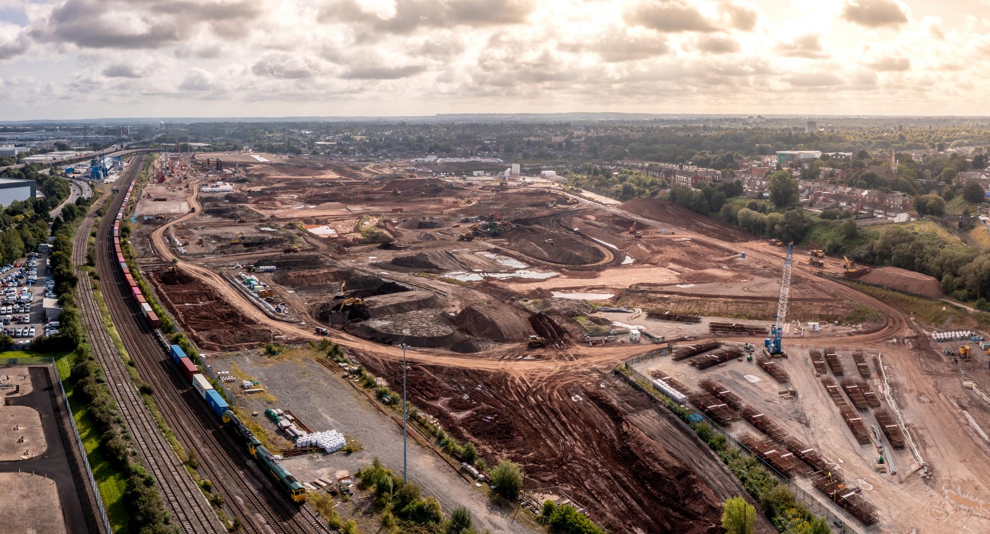 HS2 construction site