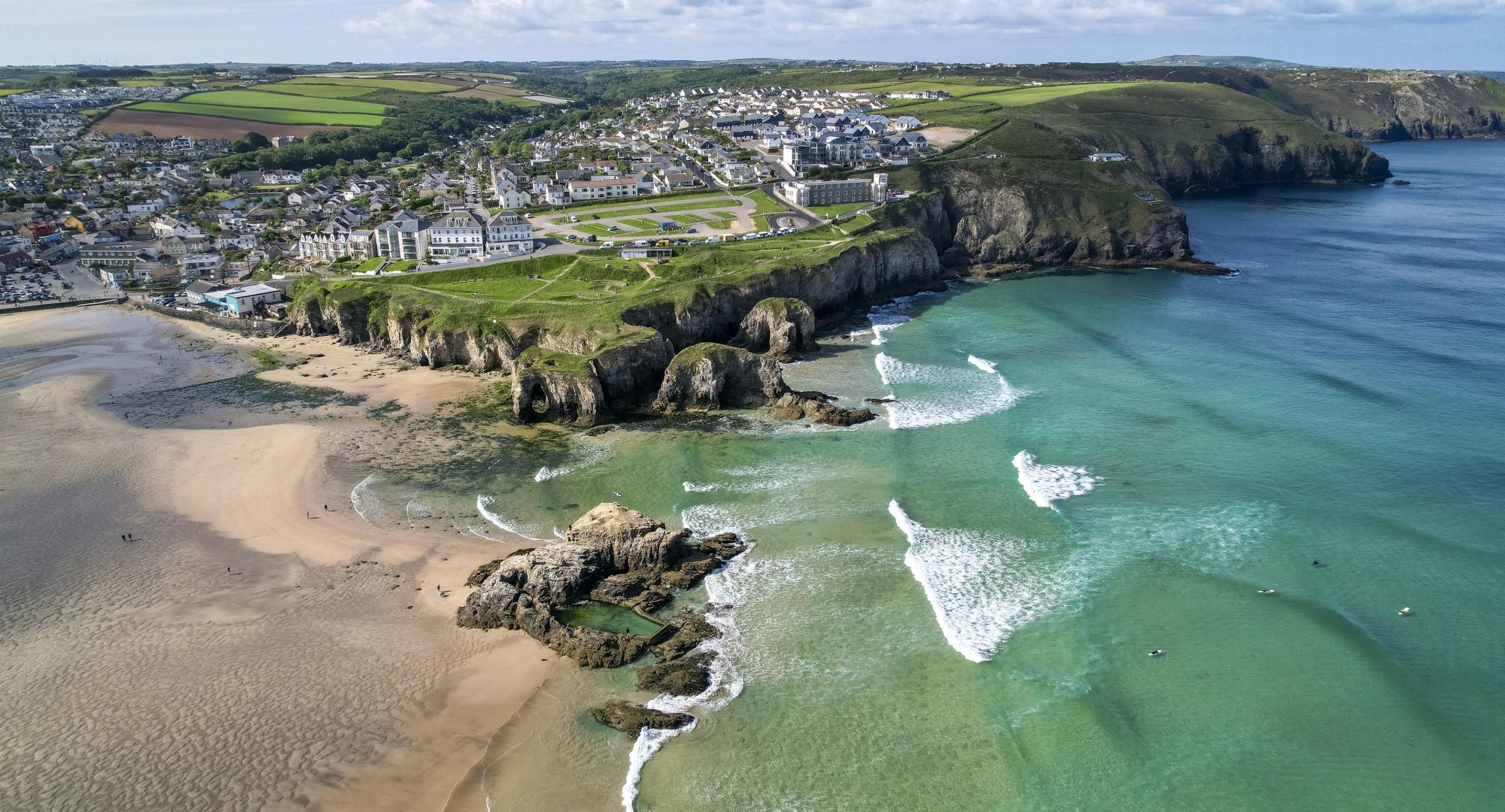 Newquay coastline