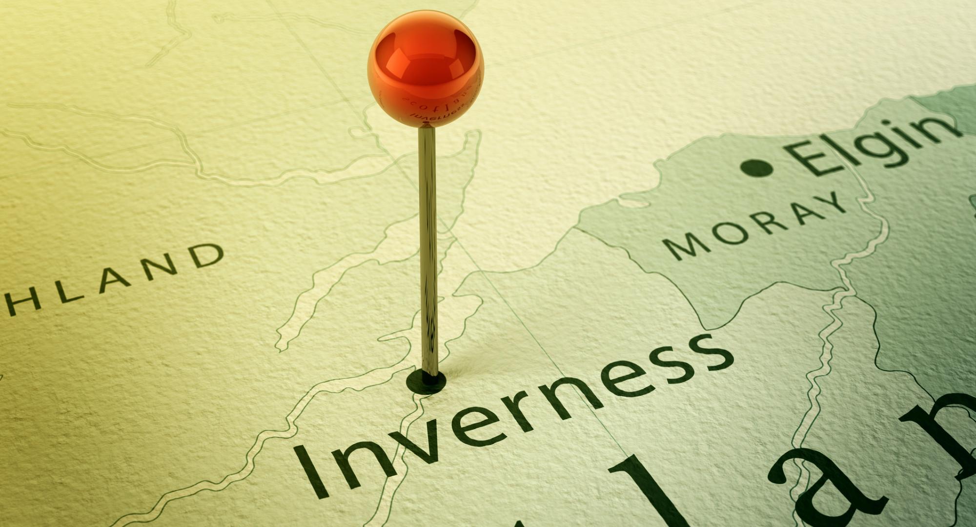 Inverness map pin