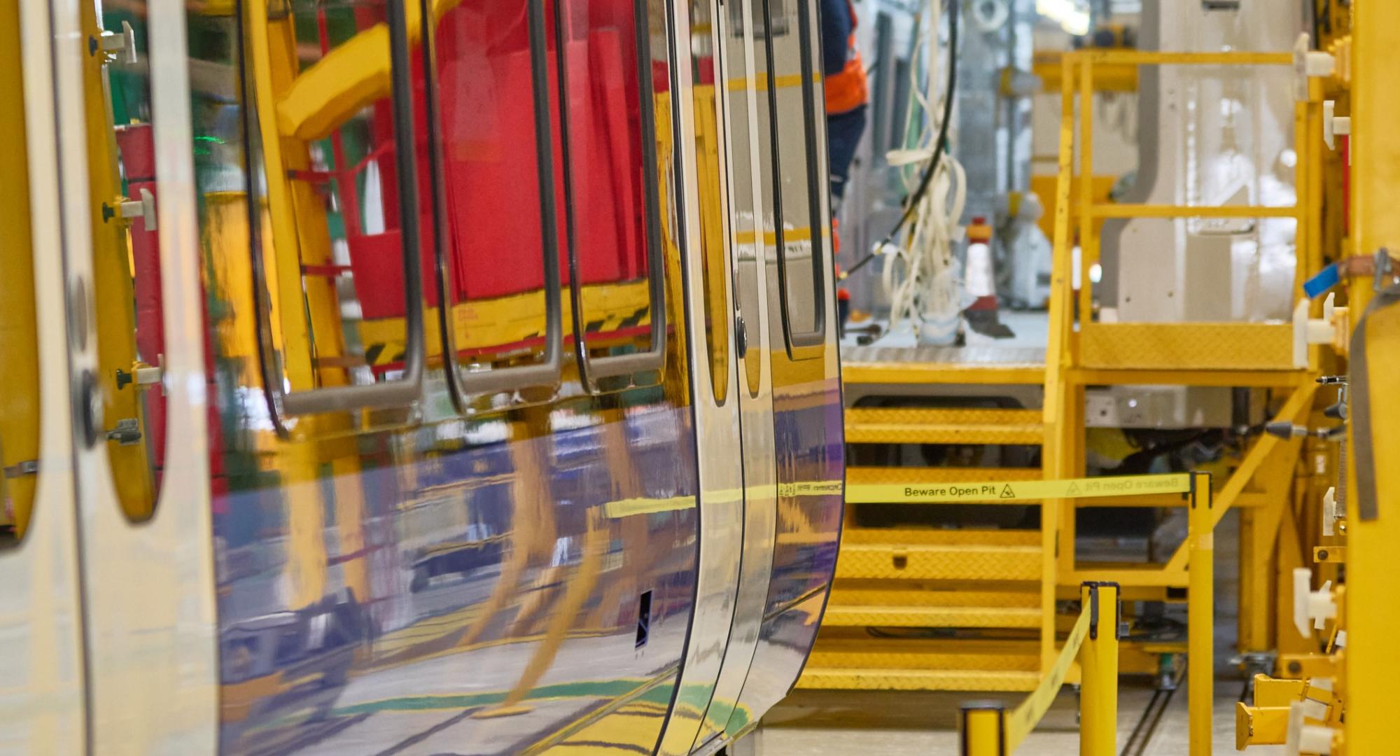 CFonstruction of Elizabeth Line Trains