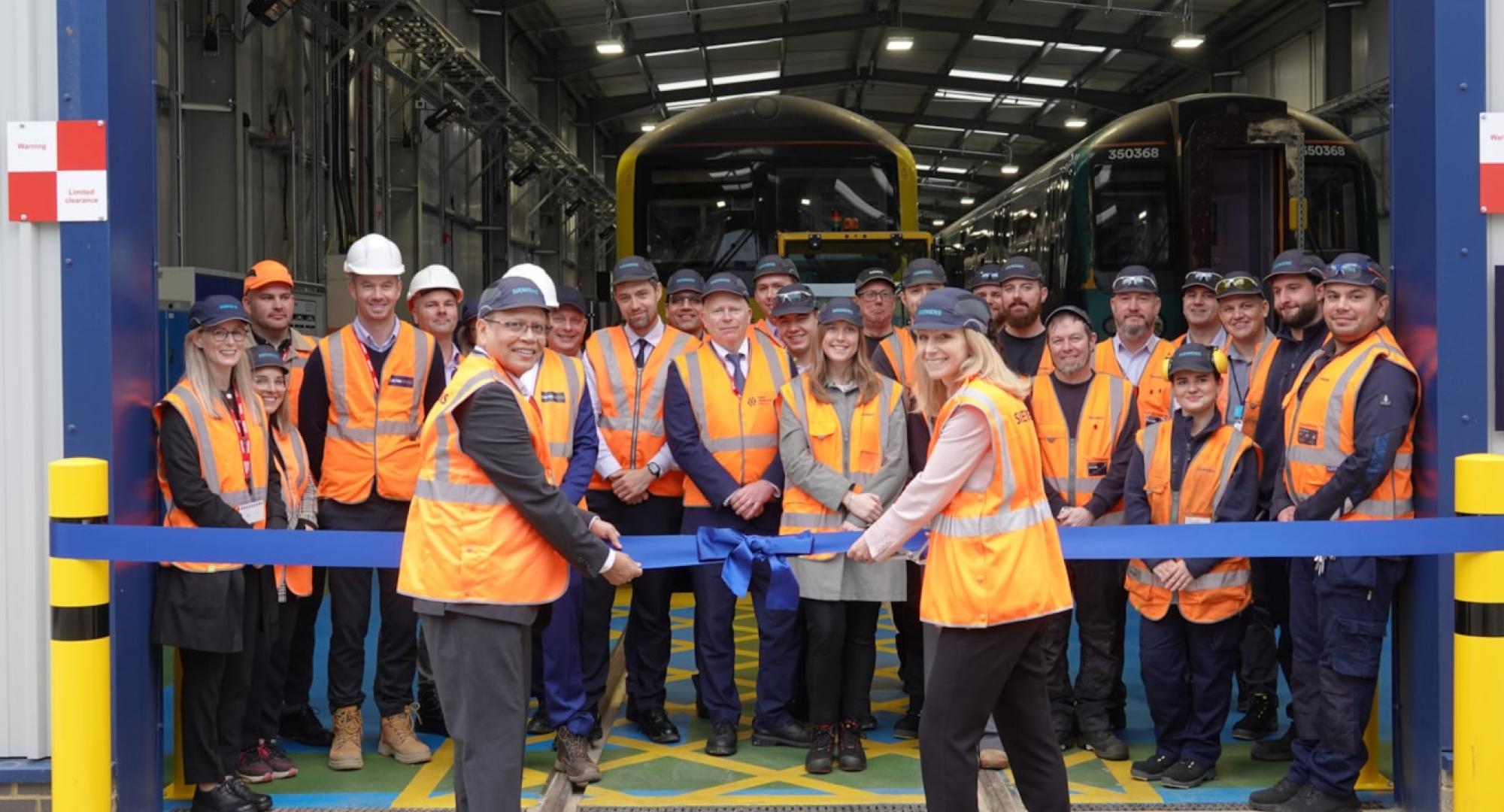 Siemens train centre opening