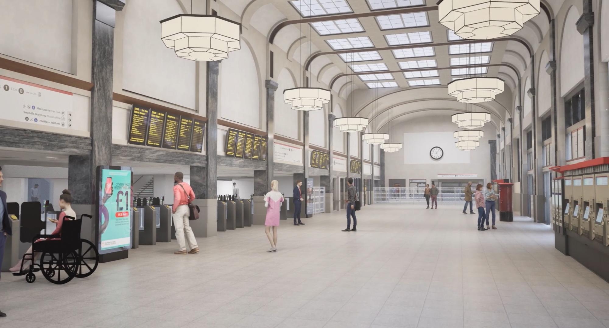 Cardiff Station North Concourse