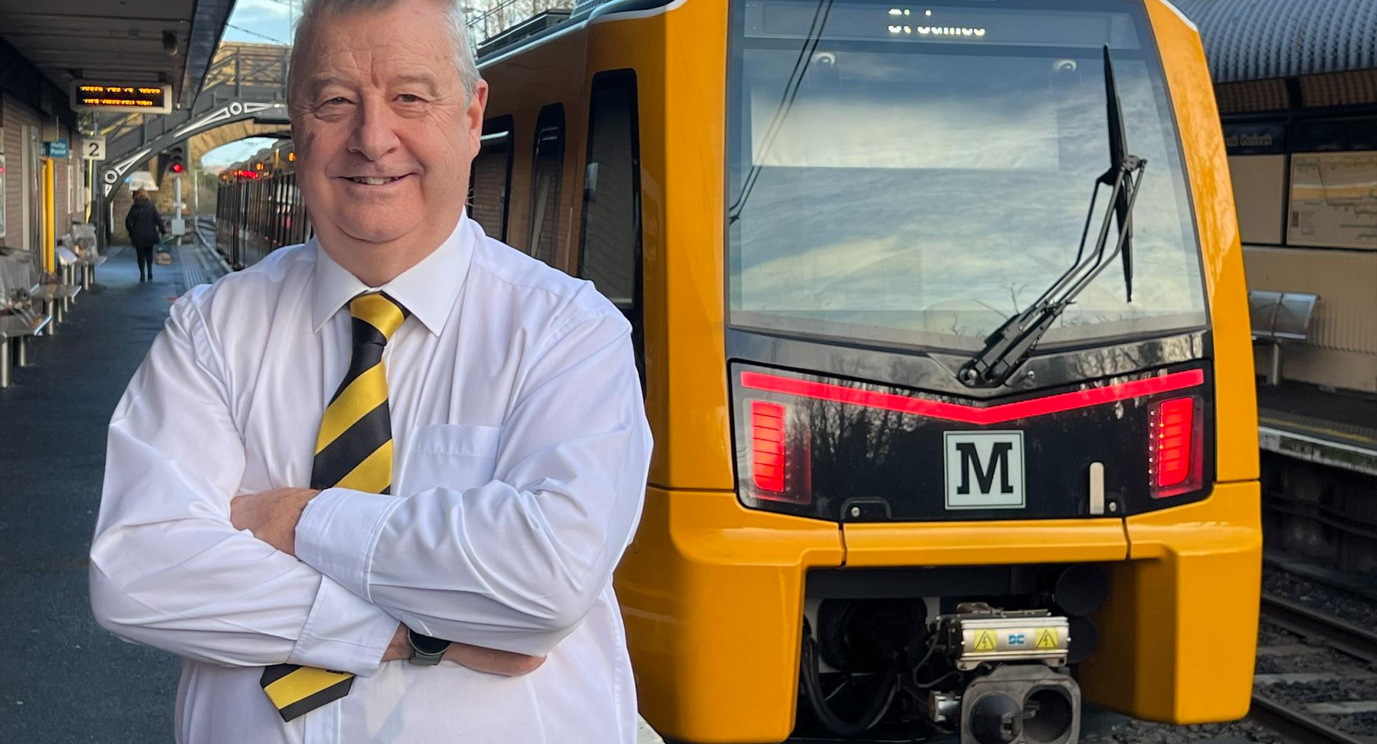 Phil Taylor and Metro Tram