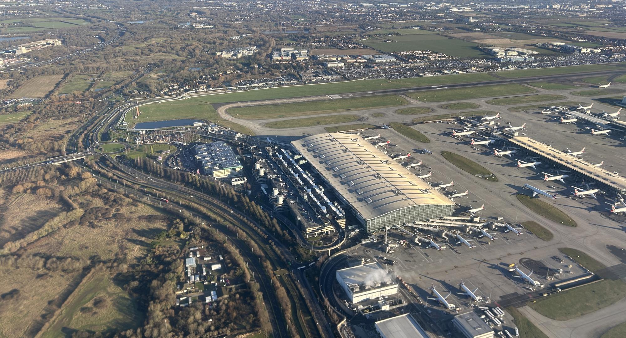 Heathrow from the air