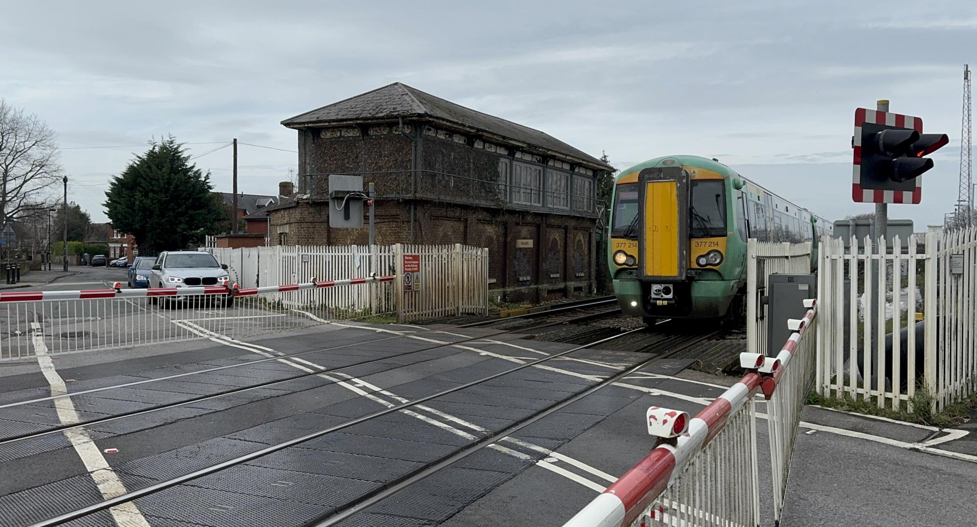 Southern Train passing Havant