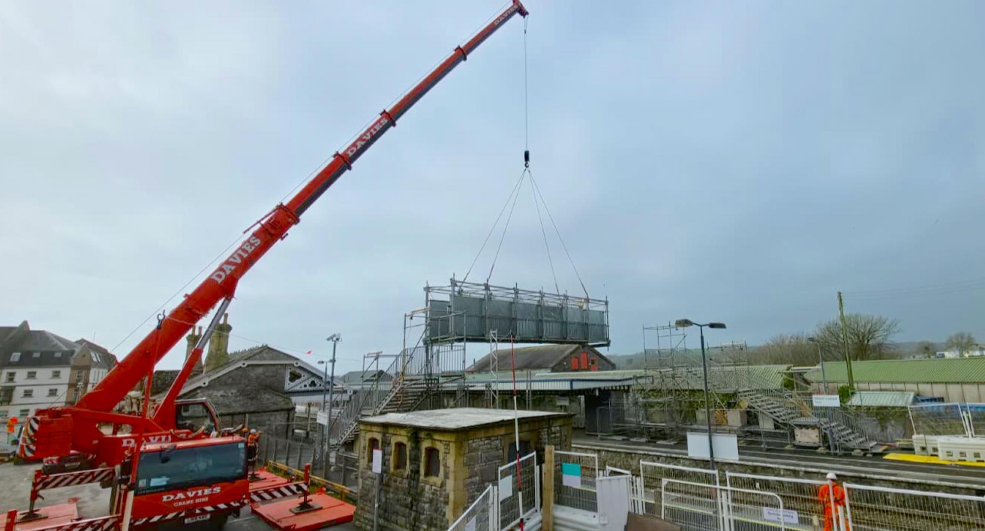 Tenby AfA Temporary Bridge Install