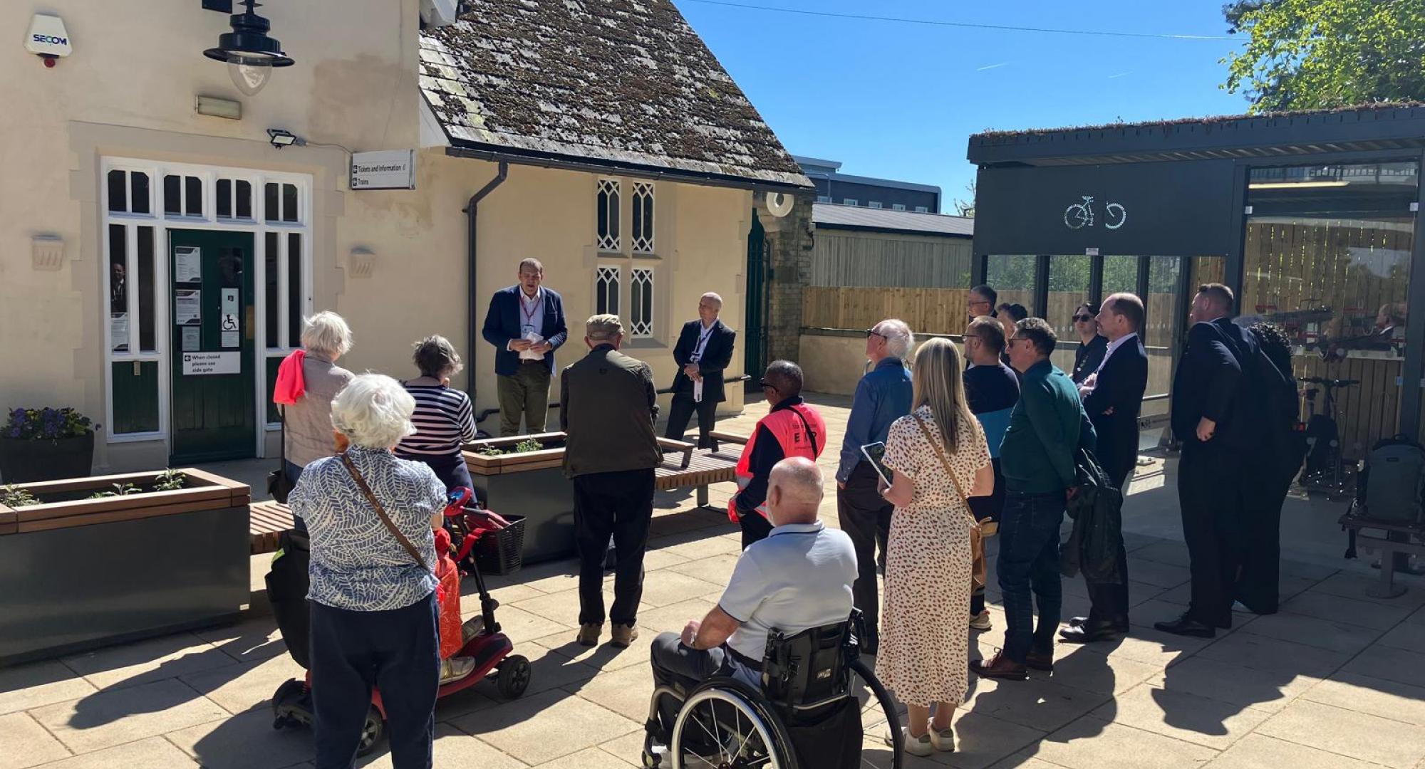 Beeston station celebration event