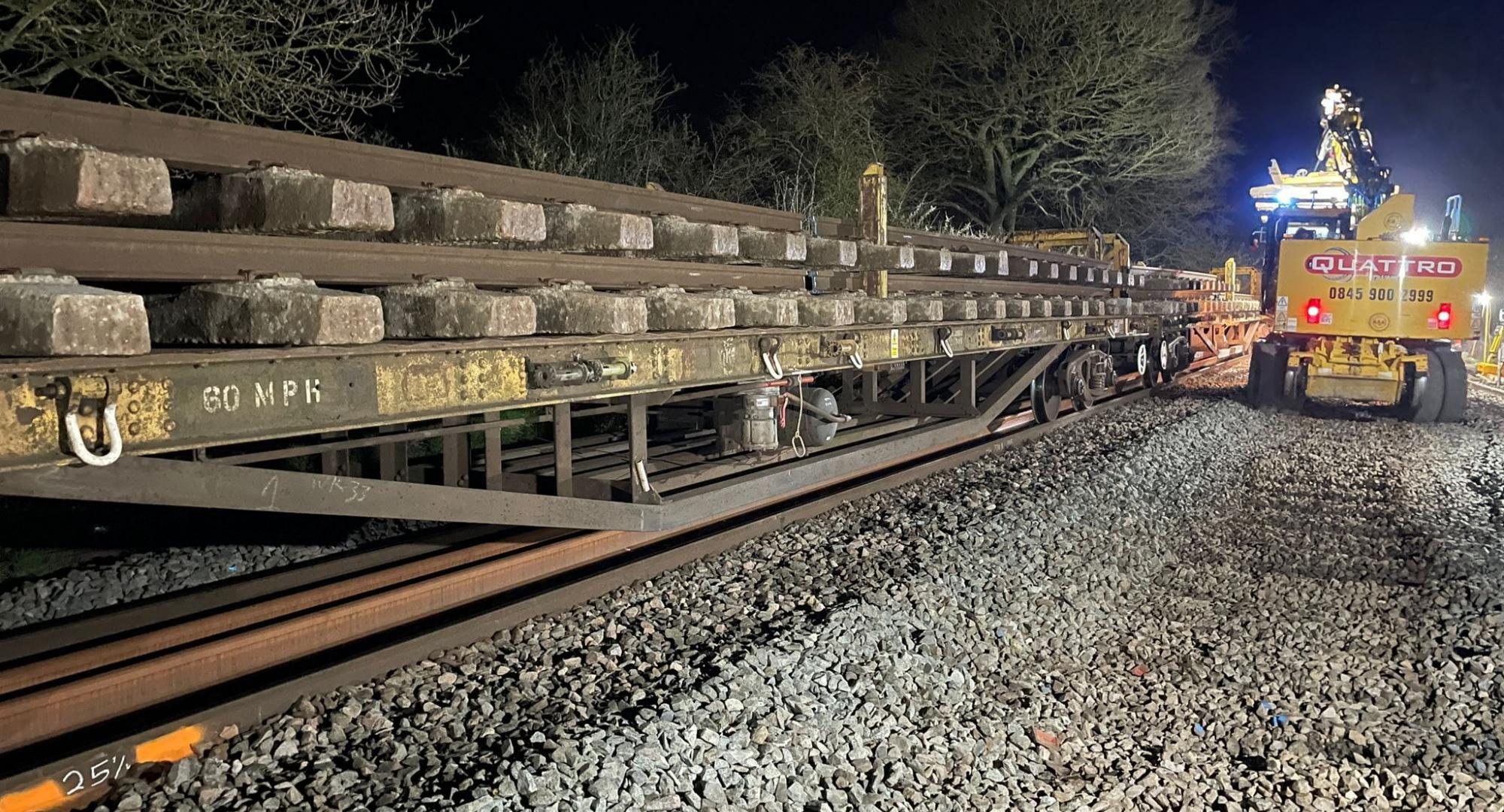 East Somerset Junction Track Work