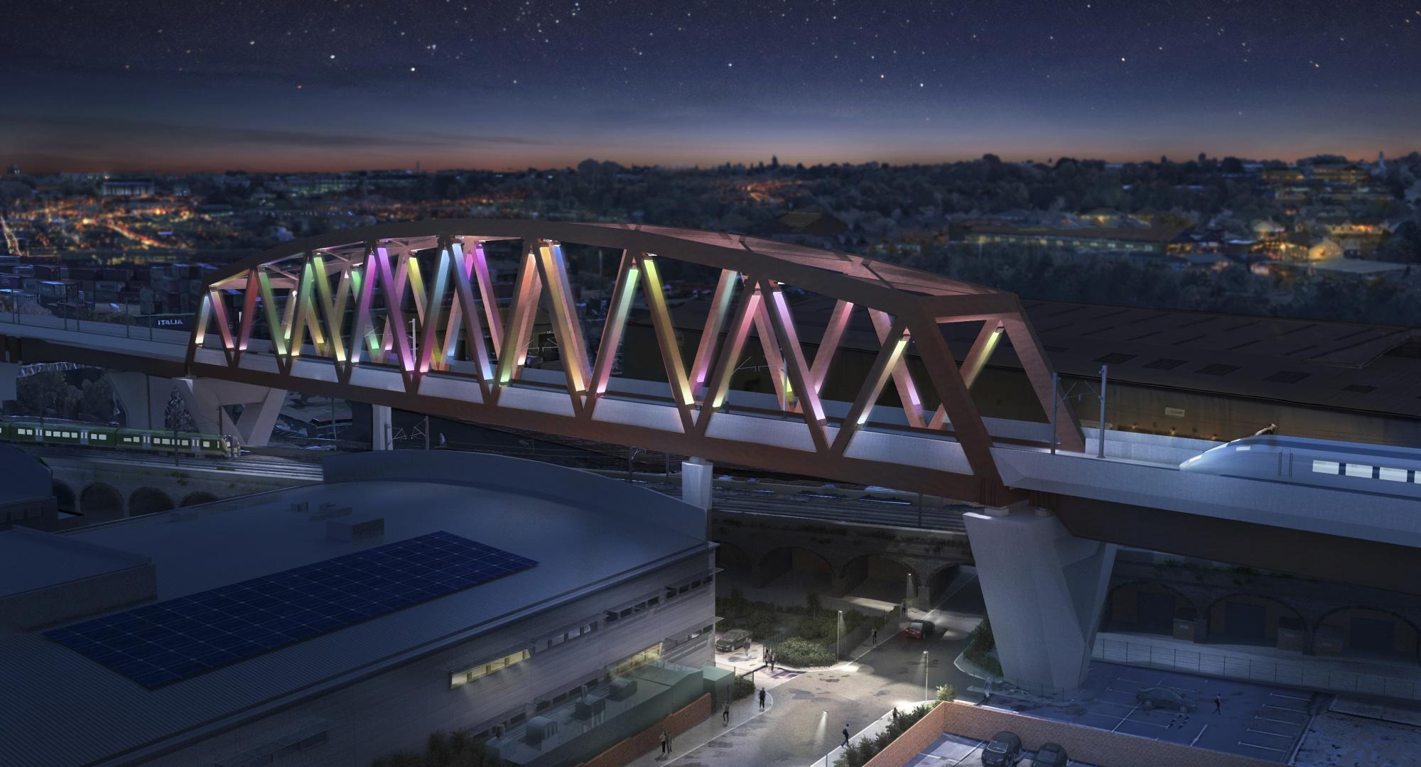 Visualisation of Curzon No 2 viaduct