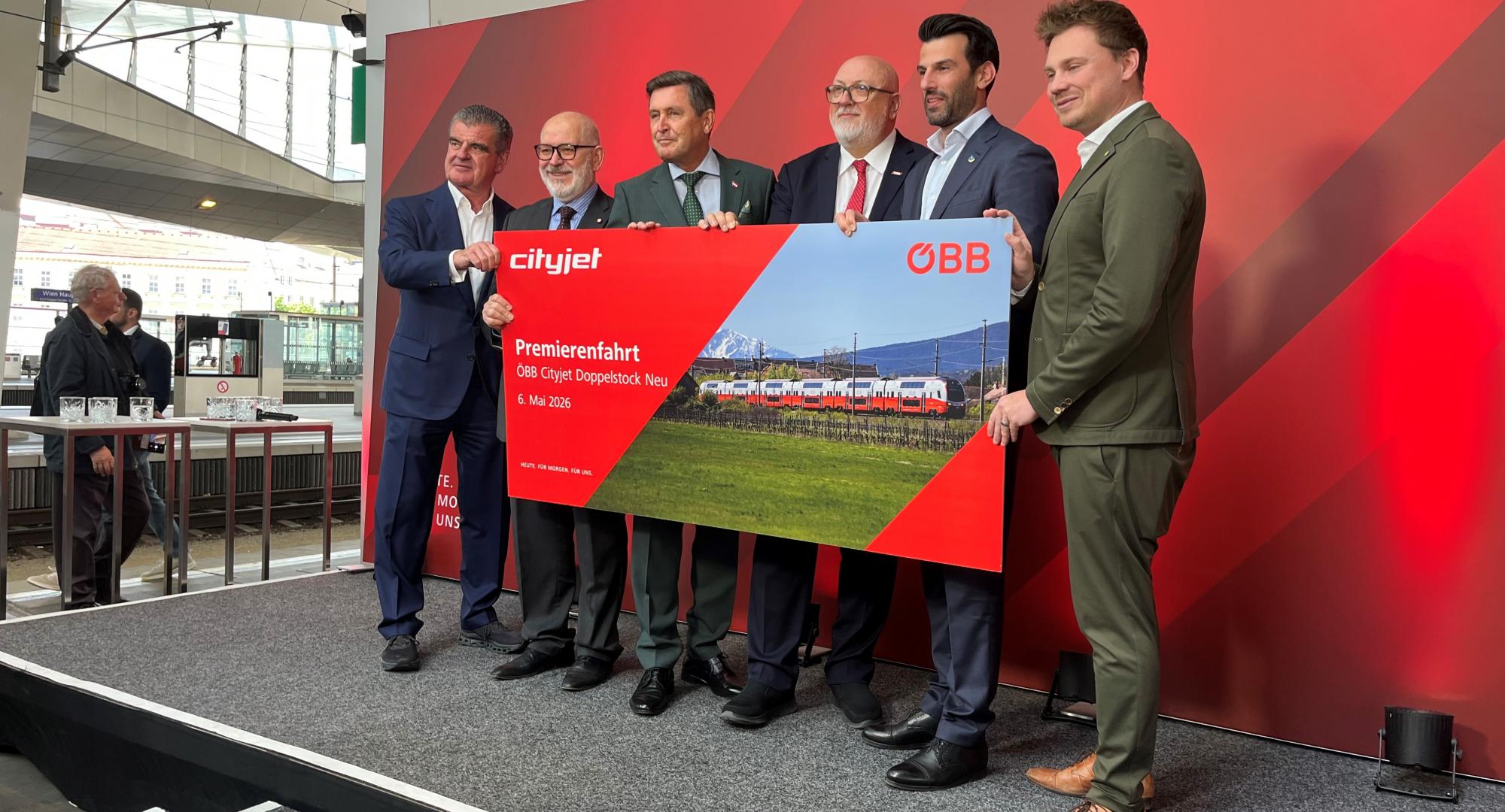Premiere OBB Doppelstockzug