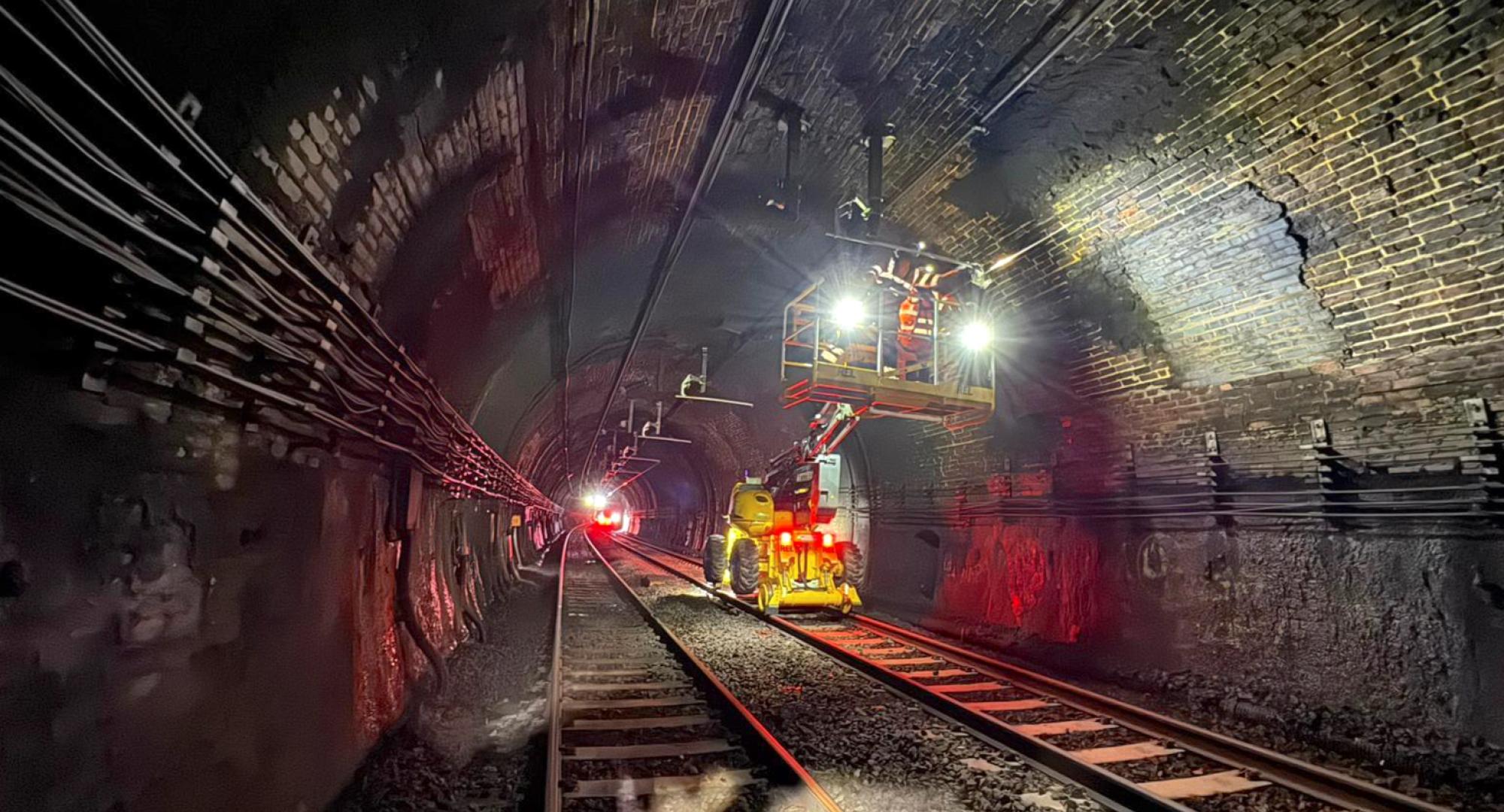 Inside the Severn Tunnel