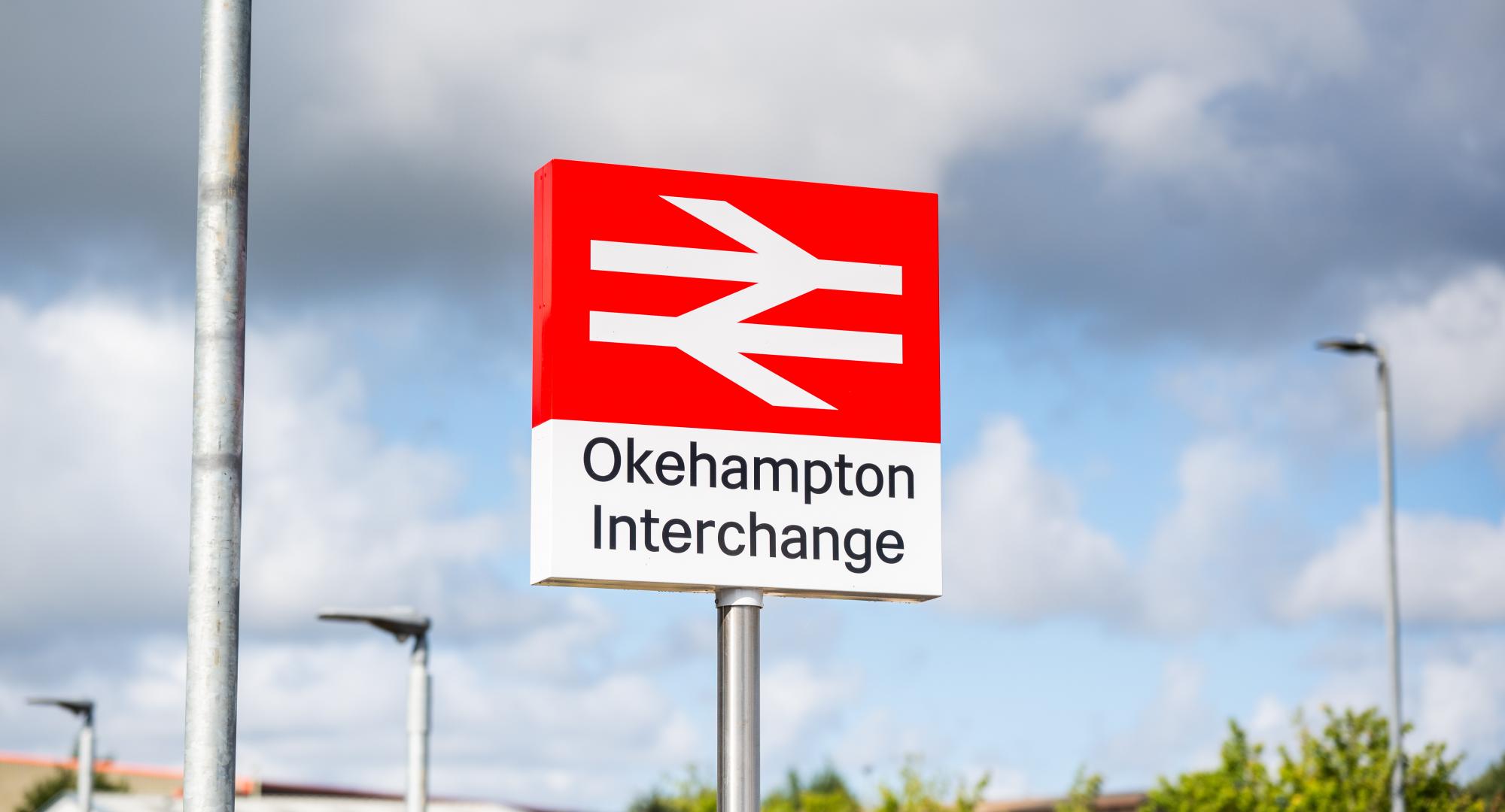 Okehampton Station SIgn