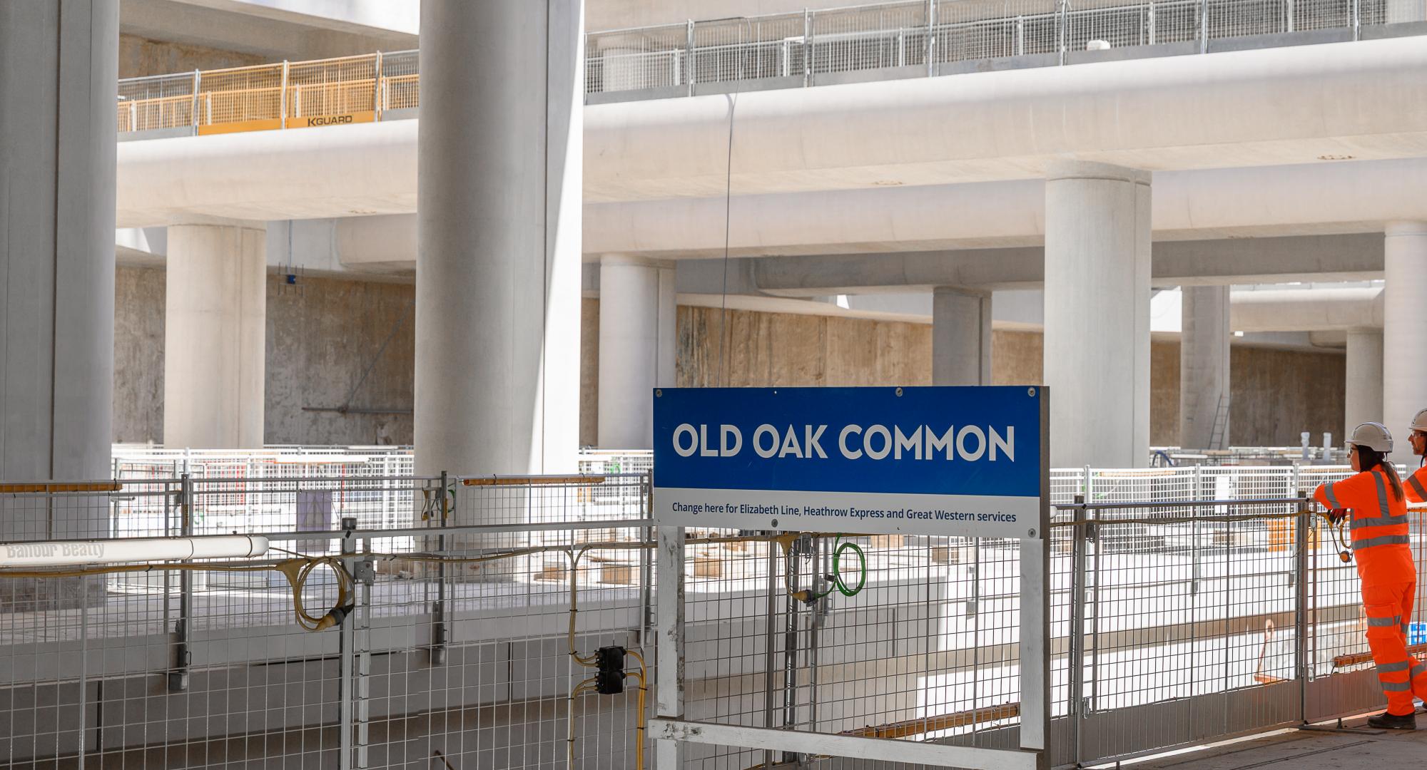 Old Oak Common Platforms Complete 