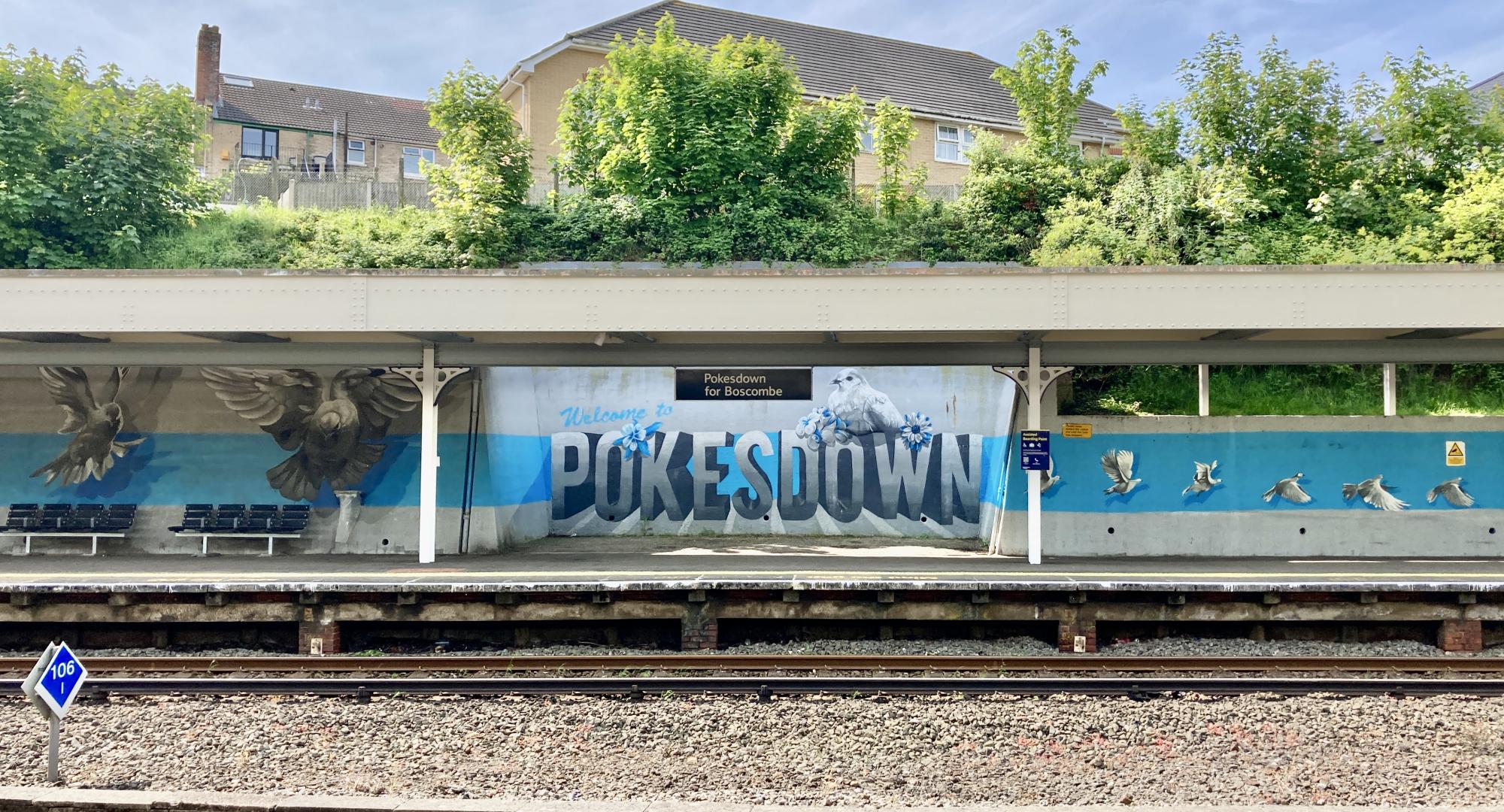 Pokesdown Platform and Mural