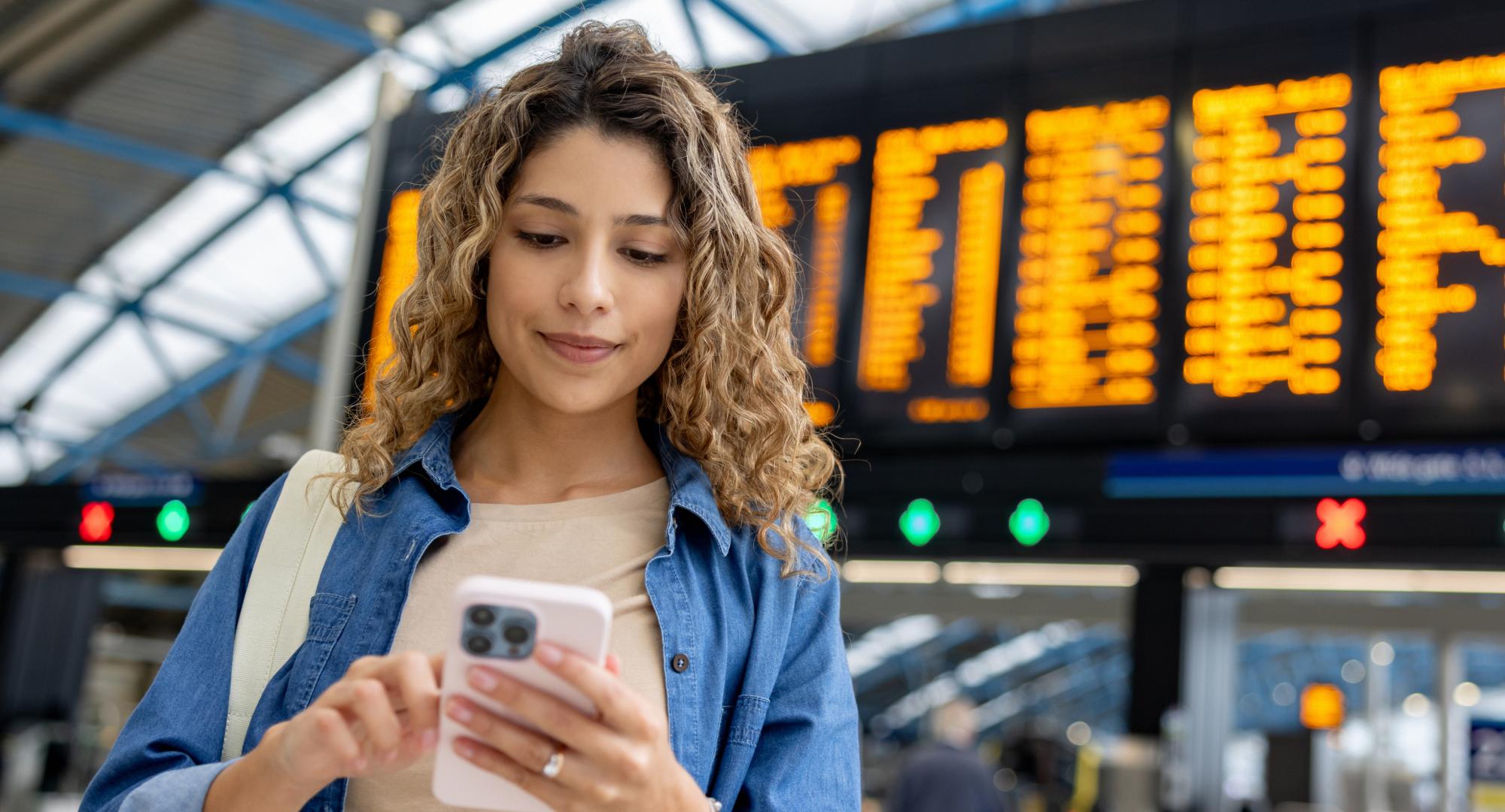 Girl with Digital Ticketing