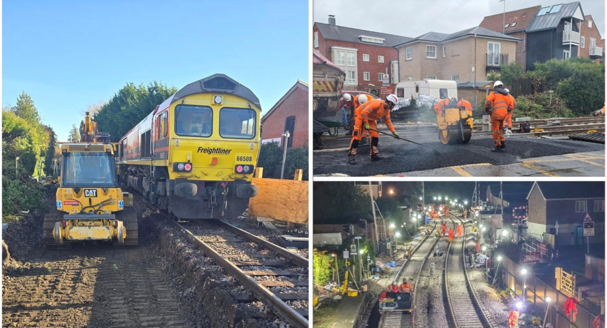 Anglia Woodbridge Track Renewal