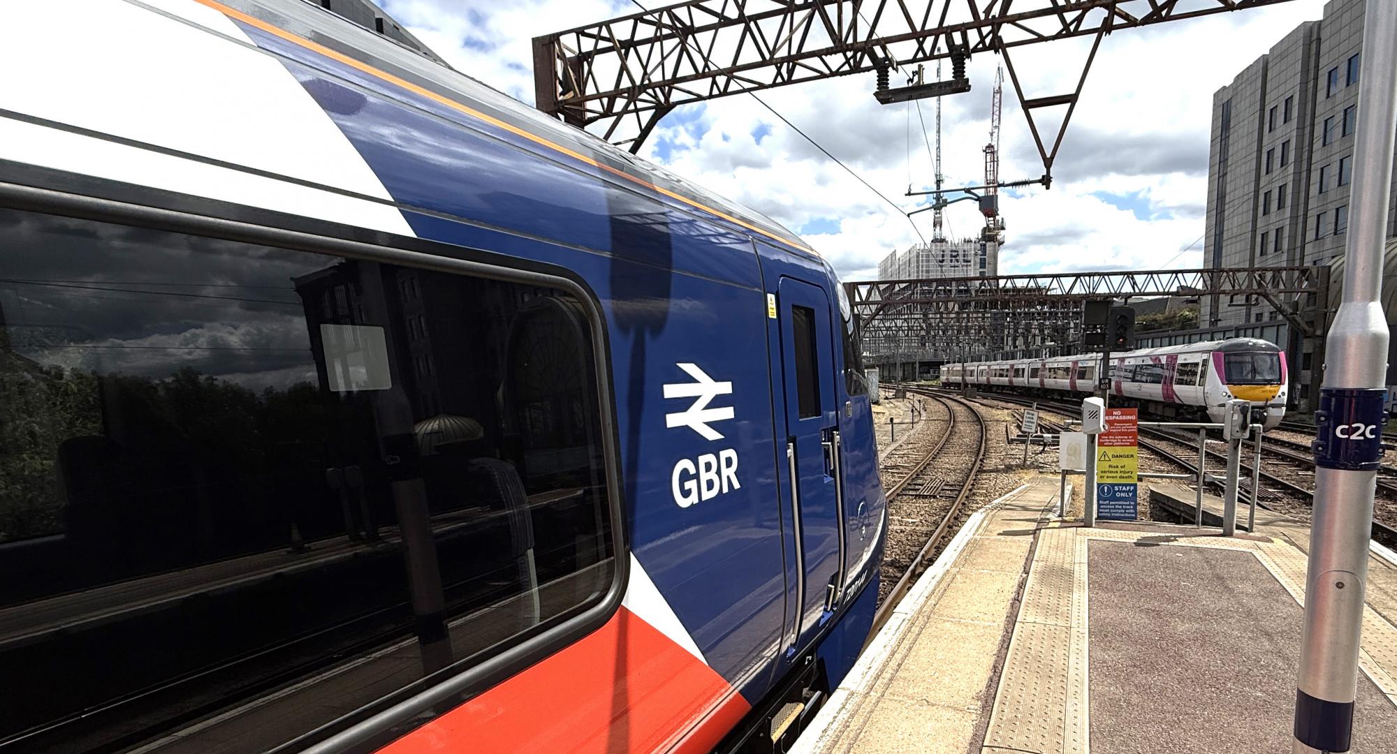 Greater Anglia Train with PANDAS