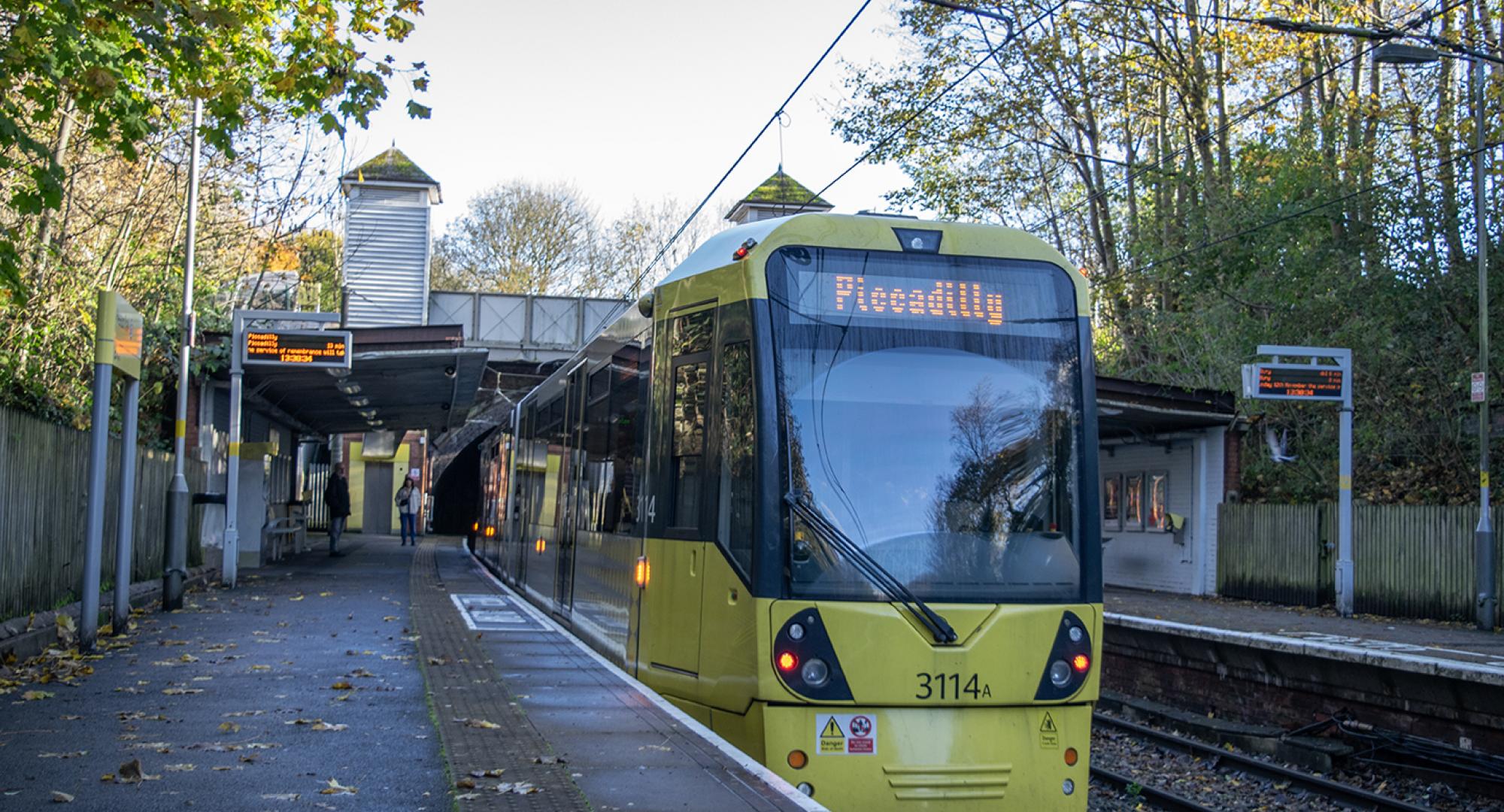Heaton Park Metrolink Stop