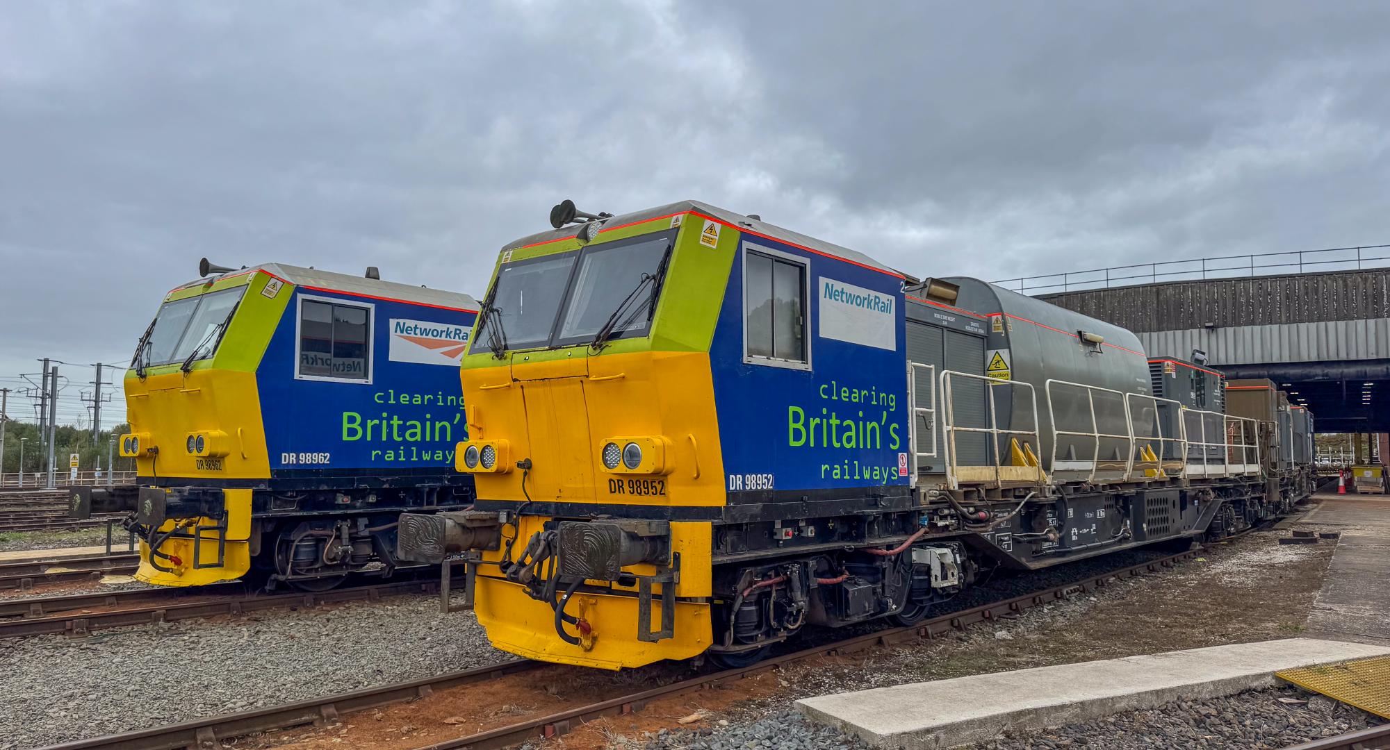 Leafbuster trains at Wigan depot 2