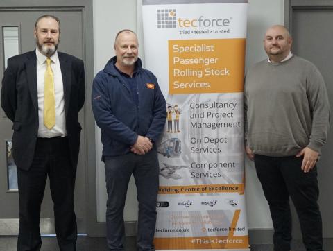 FERD UK's Mark Younger, Mike Swan from HAVi Technologies and Steve Carter from TecForce