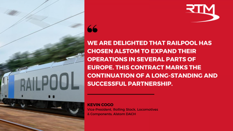 Alstom and RAILPOOL sign €260 million contract for TRAXX Locomotives