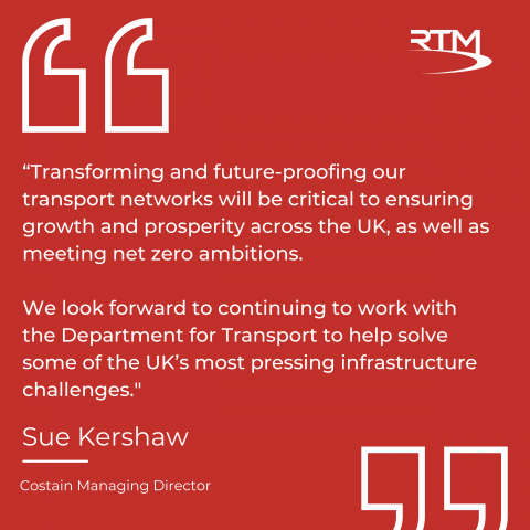 New transport framework signed by Costain and the Department for Transport