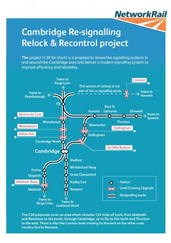 Important engineering work will take place on the railways in Cambridgeshire over the autumn months, affecting passenger services on most weekends. The work will include the construction of the new Cambridge South station, the replacement of ageing signalling equipment, and essential maintenance work. Passengers are advised to check their journey plans before travelling and allow more time for their journey.