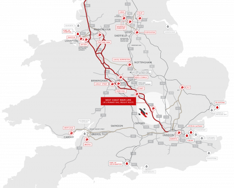 national freight map