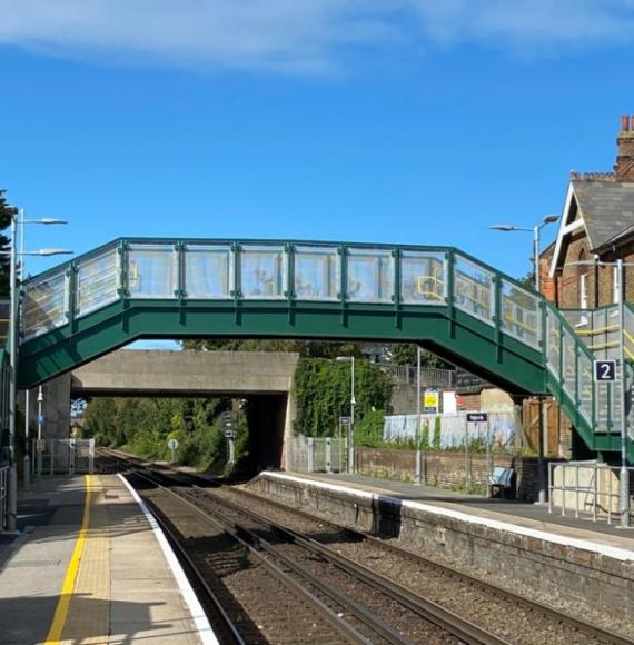 New bridge at Westgate-on-Sea 