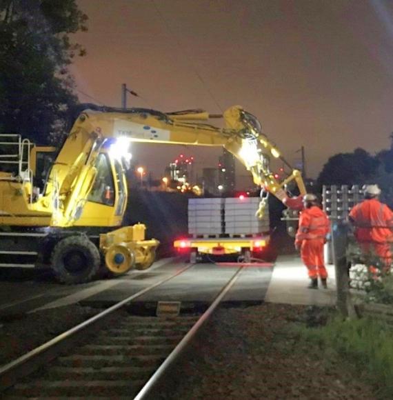 Trafford resignalling work 