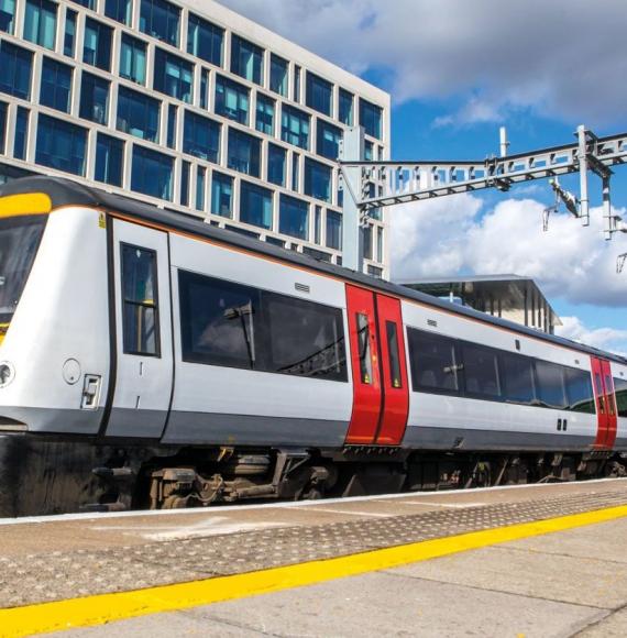 Transport for Wales train on track 