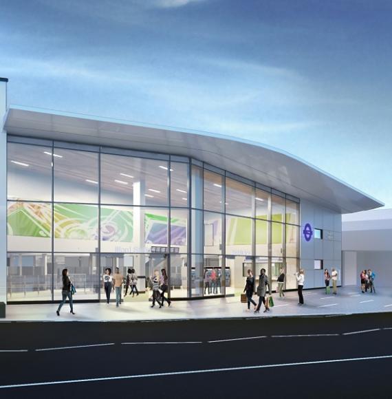 Ilford station CGI Crossrail