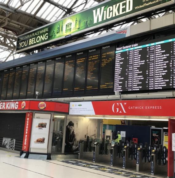 new Victoria passenger information display 