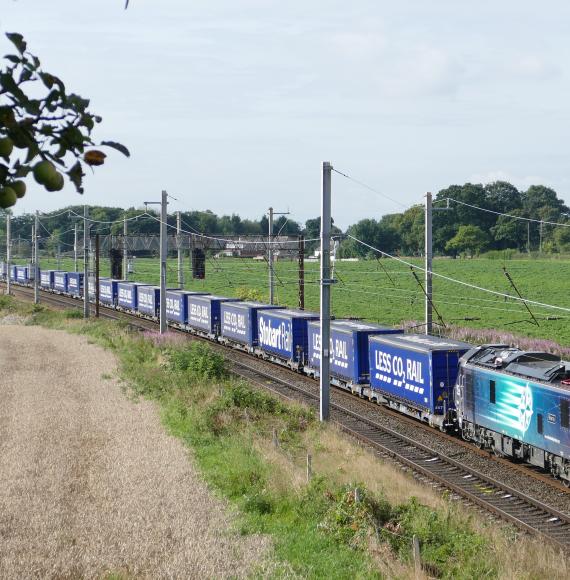 DRS - Tesco freight train 