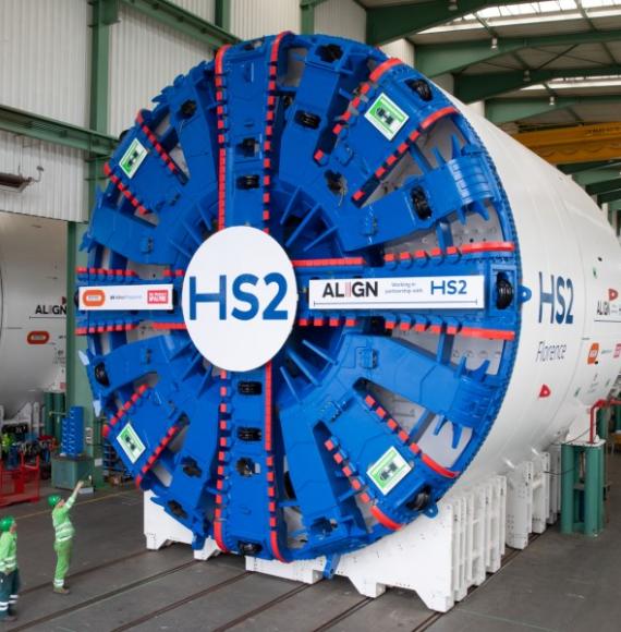 Tunnel Boring Machine Florence, at the Herrenknect factory