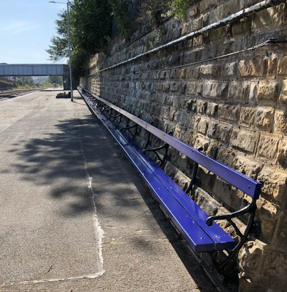 Network Rail complete restoration work to Grade II listed bench at Scarborough railway station