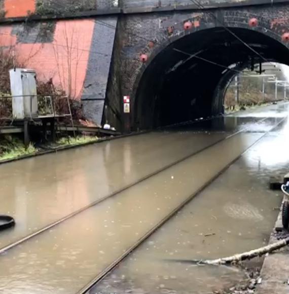 Culcheth flooding Warrington