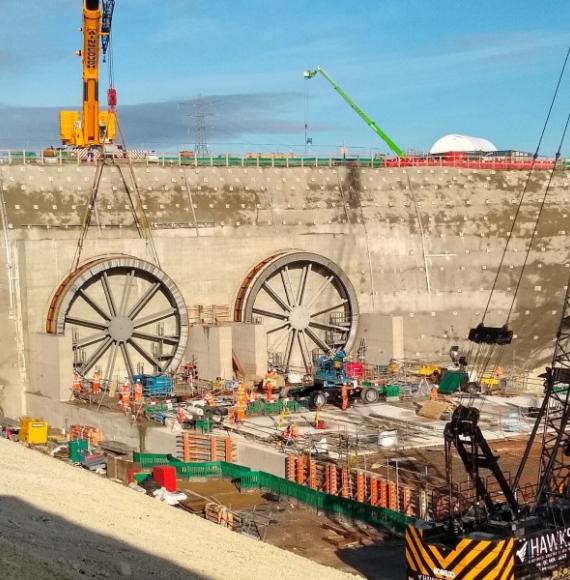 Works at Chiltern Tunnel south portal